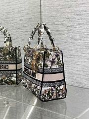 Dior Lady D-lite Bag Flower 24x11x20cm - 5