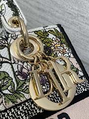 Dior Lady D-lite Bag Flower 24x11x20cm - 4
