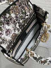 Dior Lady D-lite Bag Flower 24x11x20cm - 3