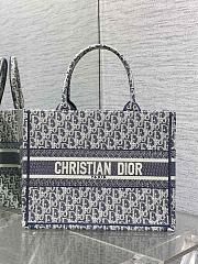 Dior Medium Book Tote Grey 36cm - 1