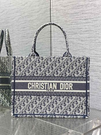 Dior Medium Book Tote Grey 36cm
