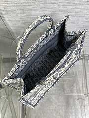 Dior Medium Book Tote Grey 36cm - 3