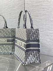Dior Medium Book Tote Grey 36cm - 2