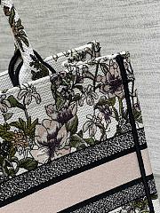 Dior Medium Book Tote Flower 36cm - 4