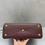 Balenciaga Bel Air Carry All Bag Small Dark Burgundy 30cm - 4