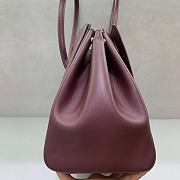 Balenciaga Bel Air Medium Carry All Bag Dark Burgundy 36.9x28.9x16cm - 6