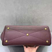 Balenciaga Bel Air Medium Carry All Bag Dark Burgundy 36.9x28.9x16cm - 3