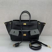 Balenciaga Bel Air Carry All Bag Small Black Gold 30cm - 1