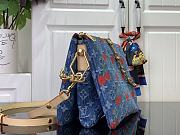 Louis Vuitton LV x TM Coussin PM Cherry Denim 26x20x12cm - 5