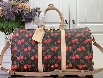 Louis Vuitton LV x TM Keepall Bandoulière 45 Cherry 45x27x20cm