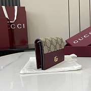 Gucci Bi-color GG Marmont Small Wallet 11x8.5x3cm - 5