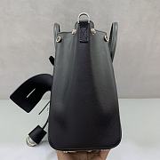 Balenciaga Bel Air Carry All Bag Small Black Silver 30cm - 5
