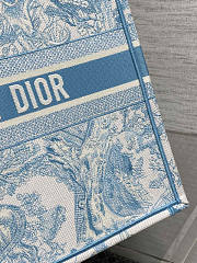Dior Large Book Tote White Celestial Blue 42x35x18.5cm - 2