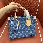Louis Vuitton LV OnTheGo PM Denim Bag 25x19x11.5cm - 6