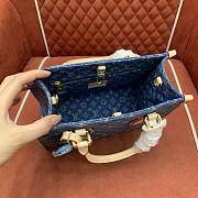 Louis Vuitton LV OnTheGo PM Denim Bag 25x19x11.5cm - 5
