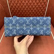 Louis Vuitton LV OnTheGo PM Denim Bag 25x19x11.5cm - 4