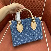 Louis Vuitton LV OnTheGo PM Denim Bag 25x19x11.5cm - 2