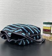 Loewe Mini Flamenco Clutch Lambskin Sky Blue 23.5x18x9cm - 3