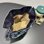 Loewe Mini Flamenco Clutch Lambskin Sky Blue 23.5x18x9cm - 4