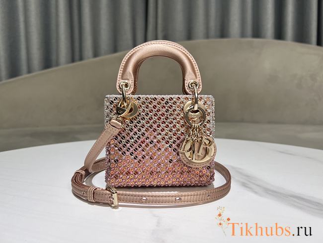 Dior Micro Lady Bag Multicolor 12x10.2x5cm - 1