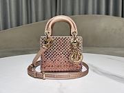 Dior Micro Lady Bag Multicolor 12x10.2x5cm - 1