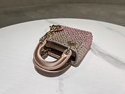 Dior Micro Lady Bag Multicolor 12x10.2x5cm - 5