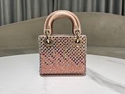 Dior Micro Lady Bag Multicolor 12x10.2x5cm - 4