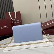 Gucci GG Marmont Wallet On Chain Blue 20x12.5x4cm - 5