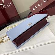 Gucci GG Marmont Wallet On Chain Blue 20x12.5x4cm - 4