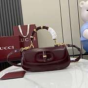 Gucci Bamboo Diva Medium Bag Red 26.6x13x8cm - 1