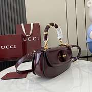 Gucci Bamboo Diva Medium Bag Red 26.6x13x8cm - 5