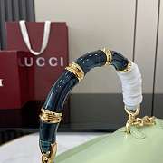 Gucci Bamboo Diva Medium Bag Light Green 26.6x13x8cm - 6