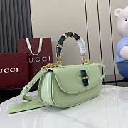 Gucci Bamboo Diva Medium Bag Light Green 26.6x13x8cm - 5