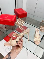 Rene Caovilla Chandelier Sandal Light Pink Heel 10cm - 2