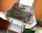 Goyard Goyardine Monogram Tote Blue 40x34cm - 6