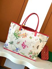 Goyard Goyardine Monogram Tote Red 40x34cm - 4
