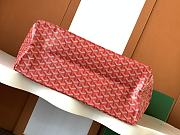 Goyard Goyardine Monogram Tote Red 40x34cm - 5