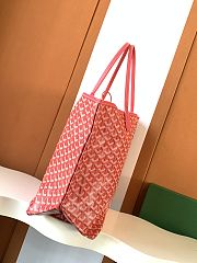 Goyard Goyardine Monogram Tote Red 40x34cm - 2