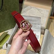 Gucci Belt Red 4cm - 5