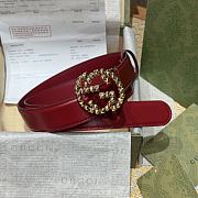 Gucci Belt Red 4cm - 4