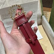 Gucci Belt Red 4cm - 2