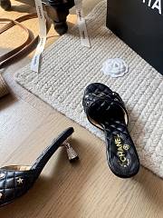 Chanel 25C Black Heel 5cm - 5