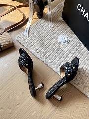 Chanel 25C Black Heel 5cm - 3