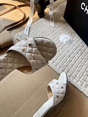 Chanel 25C White Heel 5cm - 5