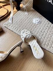 Chanel 25C White Heel 5cm - 3