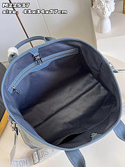 Louis Vuitton LV Monogram Wash Denim Weekend Tote 43x34x17.5cm - 6