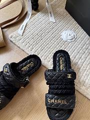 Chanel Black Slides 28 - 2