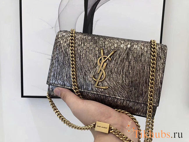 YSL Kate Bag Snake Leather 20x14x5cm - 1