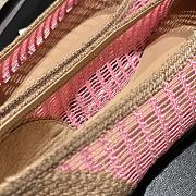 Chanel Flats Raffia Pink - 5