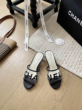 Chanel PVC Black Heel 5cm